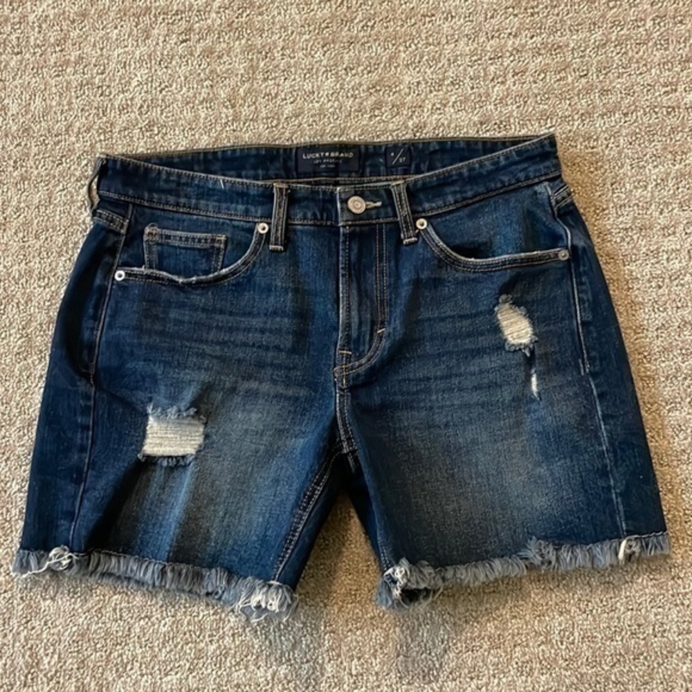 Lucky Brand Boyfriend Short Denim Shorts